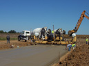 Click for a larger view of Brickhouses Road being poured